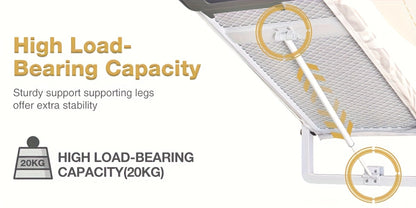 Wall Mount Ironing Board Foldable 36x12 Space Saving with Iron Holder Removable Heat Resistant Cover for Small Spaces Laundry Room Closet Apartment
