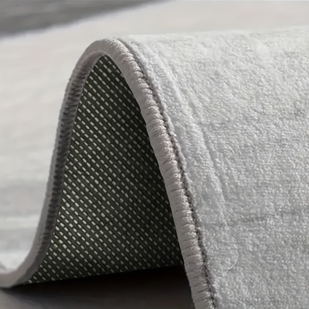 Area Rug Luxury Imitation Cashmere Machine Washable Non-Slip Plaid Checkered for Living Room Bedroom Dining Room Home Office Outdoor Camping