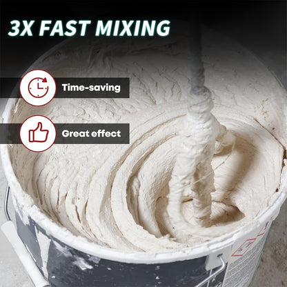 Electric Handheld Cement Mixer 2100W | 6-Speed Adjustable 800 RPM Mortar Mixer Drill for Mixing Paint, Cement, Mortar & Feed – Heavy Duty Paddle Mixer Power Tool