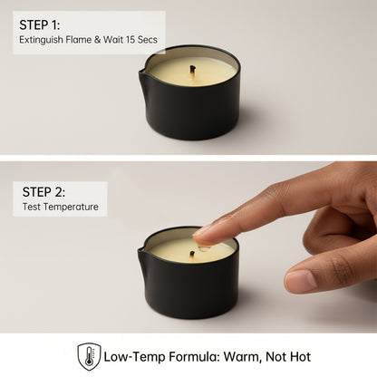 Scented Massage Candle 2-in-1 Soy Wax Essential Oil Body Lotion 20+ Scents 1pc 2pcs 6pcs Spa Nail Salon Pedicure Wedding Valentine Christmas Gift for Women