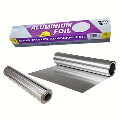 Aluminum Foil Roll Extra Long 787.4 Inch Heavy Duty – Heat Resistant Waterproof Oilproof Tin Foil for Cooking Baking Grilling BBQ | Disposable Kitchen Foil Wrap for Oven Picnic Food Storage Silver