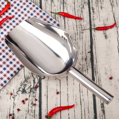 Stainless Steel Ice Spoon Set 4pcs 3oz Versatile Serving Spoon for Ice, Sugar, Beans & Rice – Kitchen Bar Tool for Parties, Weddings & Pet Food