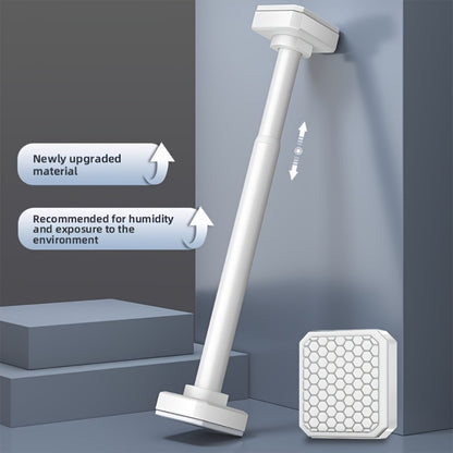 Tension Curtain Rod No Drill Telescopic Shower Bathroom Towel Rack Adjustable Hanging Rod Balcony Coat Hanger Drying Rod