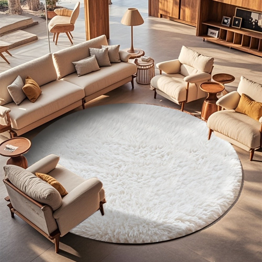 Fluffy Area Rug Large Soft Shag Carpet for Living Room Bedroom – Non-Slip Ultra Thick Plush Floor Mat, Multiple Sizes & Colors, Home Decor