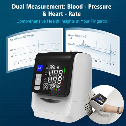 Blood Pressure Monitor Upper Arm - Automatic Digital BP Machine, Large Display, 2-4 User Memory 199 Readings, 8.7-17" Cuff, Home Blood Pressure Meter with Irregular Heartbeat Detection, 3 Models