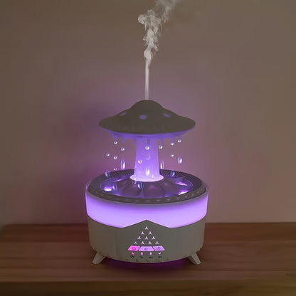 Large Capacity Aroma Diffuser & Humidifier | Intelligent Spray Atomizer with Water Drop Design for Home, Hotel, Restaurant & Office | Cool Mist Air Freshener Scent Diffuser White & Black