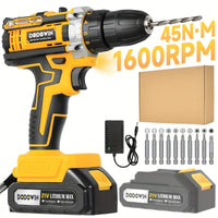 21V Drill + Paper Box + Basic Accessories