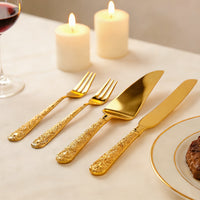 Flower Knife And Fork+2Pcs fork