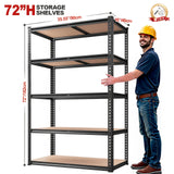 72"H-Black