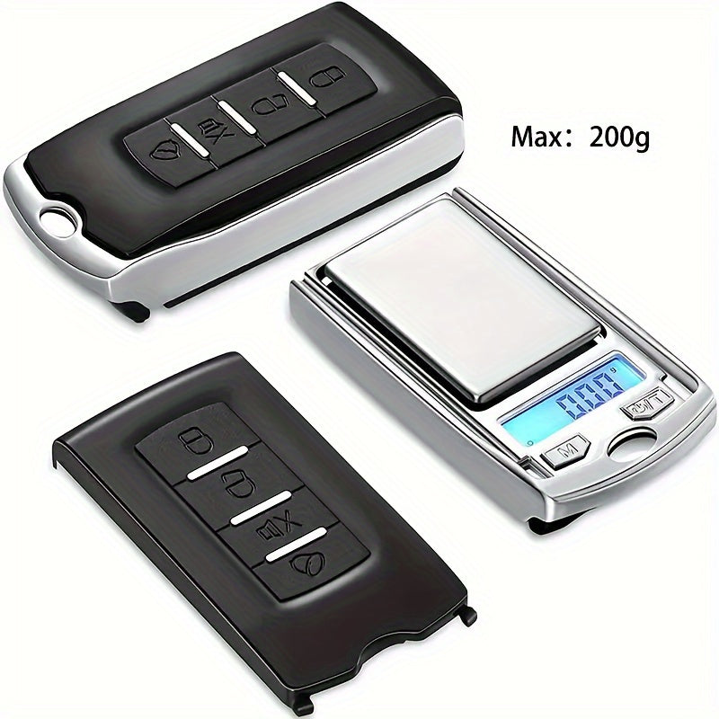 Mini Digital Pocket Scale 0.01g Precision – Portable Keychain Scale with Backlit LCD for Jewelry, Herbs, Food & Kitchen Use – Compact Lightweight Gram Scale