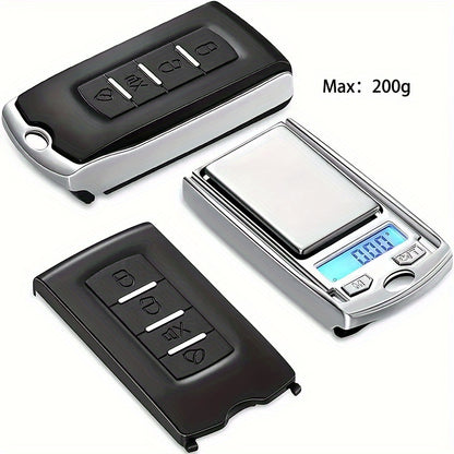 Mini Digital Pocket Scale 0.01g Precision – Portable Keychain Scale with Backlit LCD for Jewelry, Herbs, Food & Kitchen Use – Compact Lightweight Gram Scale