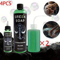 Green soap 1.01oz+10.14oz - with 2 squeeze bottles