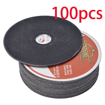 Cut-Off Wheels 100-Pack 4-1/2 Inch Aluminum Oxide Cutting Discs - 0.040" Thin Kerf, 7/8" Arbor, 13300 RPM for Angle Grinder, Metal, Stainless Steel & Steel Cutting, A60TBF Grade Bulk Set