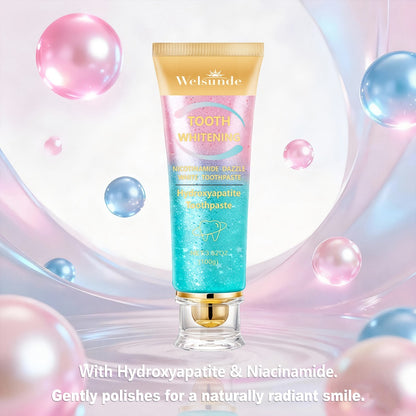 Niacinamide Toothpaste for Whitening & Deep Cleaning - Gentle Natural Care, Mint Peach Flavor, Freshens Breath, Travel-Friendly 3.52oz, Premium Daily Oral Care Toothpaste with Niacinamide