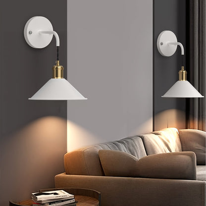 Battery Operated Wall Sconce Set of 2 – RGB Wireless Wall Light, Dimmable with Remote Control, 13 Scene Modes, Timer & Memory Function, No Wiring for Bedroom Living Room Hallway (Black / White)