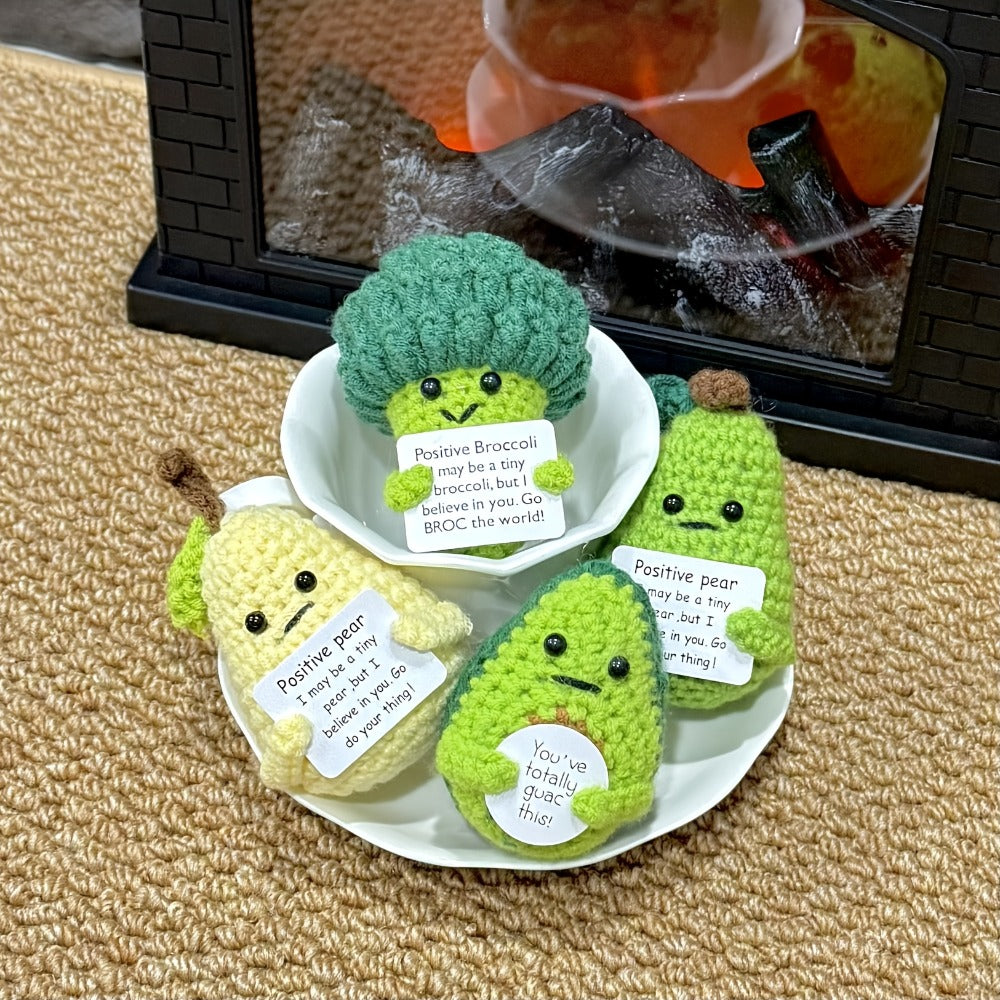 Crochet Doll Set 20pcs Handmade Emotional Support Dolls – Cute Collectible Okra Plush Figures, Birthday Gift for Women Men Mom Dad Kids Teacher Friend Coworker