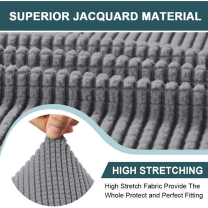 Chaise Lounge Cover Stretch Slipcover Jacquard Fabric Chair Sofa Protector for Living Room Bedroom Machine Washable Multi-Color