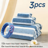 Pool Blue Three-Piece Set (Includes Hair Tie)