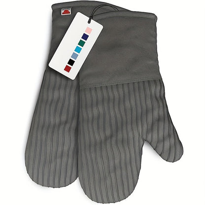 Oven Mitts and Pot Holders Set 6 Piece Heat Resistant Kitchen Gloves Non-Slip Cooking Mitts with Potholder