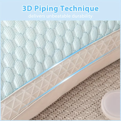 Cooling Bed Pillows 2-Pack – Neck Support for Side, Back & Stomach Sleepers | Machine Washable | Soft Polyester Fill | Perfect for Bed, Sofa & Dorm