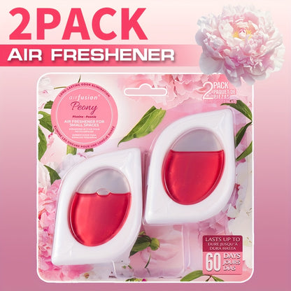 Air Freshener Odor Eliminator for Home Closet Bathroom Pets Small Space 0.25oz Up to 30 Days 6 Scents Eucalyptus Lavender Hawaiian Peach Black Ice Linens Sky 2 6 or 12 Pack