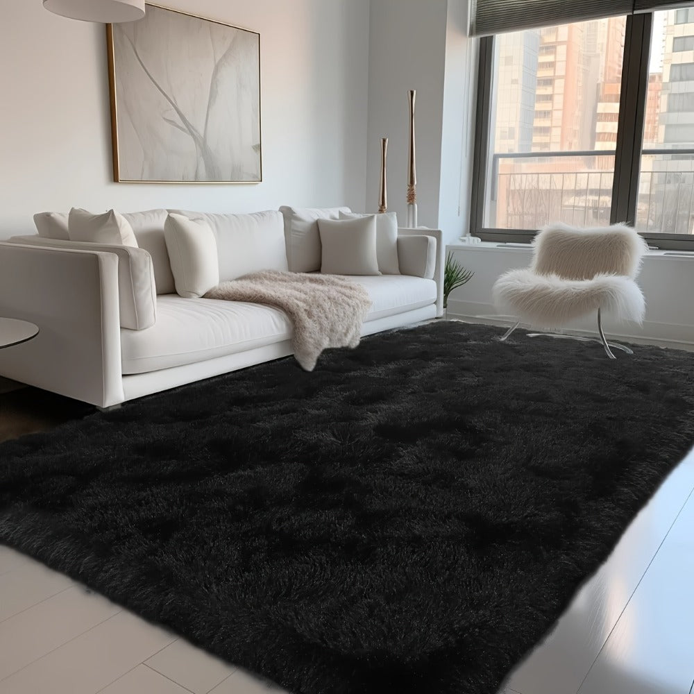 Fluffy Area Rug Large Soft Shag Carpet for Living Room Bedroom – Non-Slip Ultra Thick Plush Floor Mat, Multiple Sizes & Colors, Home Decor