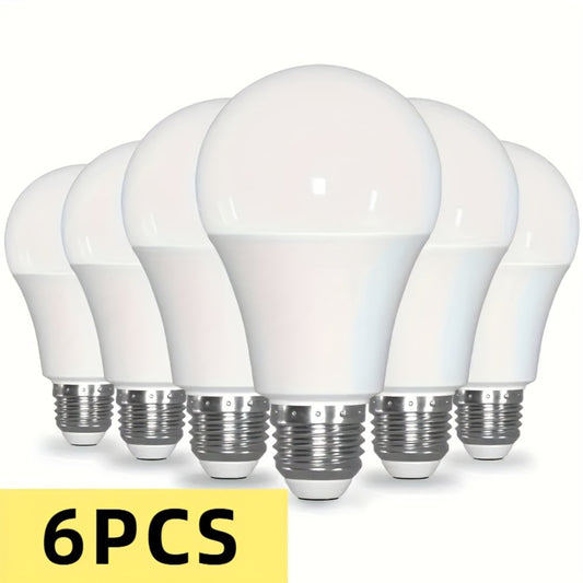 A19 LED Light Bulb 14W 1100 Lumens 4500K Daylight White 85+ CRI Non-Dimmable – E26 Base No Flicker High Brightness Bulb for Home Bedroom Office Kitchen Living Room Lamp, 6 Pack