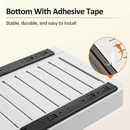 Expandable Pull-Out Cabinet Organizer Under Sink Storage Drawer Rack 2-Pack Adjustable Kitchen Shelf Organizer for Pots Pans Spices