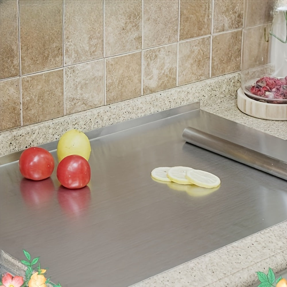 Extra Large Stainless Steel Cutting Board – Multi-Use Kitchen Chopping Board, Easy to Clean & Store, Multiple Sizes