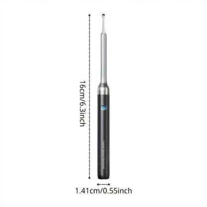 Tonsil Stone Remover with Camera 1080P HD Visual Oral Care Kit - 6 LED Lights, 5 Stainless Steel Tips, Wi-Fi App Control, USB-C Rechargeable Bad Breath Treatment Tool for iOS & Android