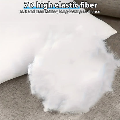 Throw Pillow Inserts 4 Pack Fluffy Square Pillow Stuffers with Zipper Plump White Cushion Inserts for Sofa Couch Bed Decorative Pillow Filler Machine Washable Multiple Sizes 14 16 18 20 22 Inch