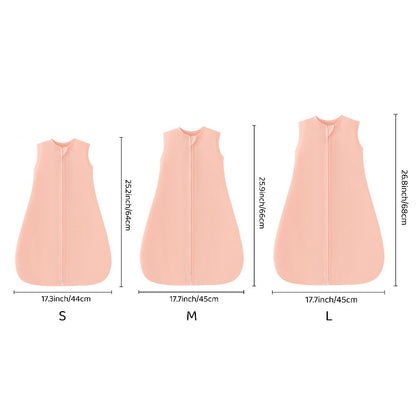 Baby Sleeping Bag 2/3pcs Two-Way Zip Wearable Blanket Anti-Kicking Swaddle 0-24 Months Boys Girls Lightweight Air-Conditioned Room