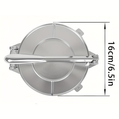 Tortilla Press & Dough Press – 6.5 & 8 Inch Professional Tortilla Maker for Flour & Corn Tortillas, Roti, Quesadilla, Dumpling Wrapper, Flatbread – Heavy Duty Cast Iron Style Kitchen Tool