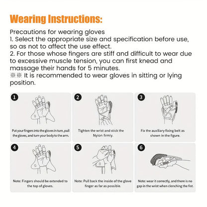 Rehabilitation Robot Gloves for Hand & Finger Training, Air Pressure Finger Exercise Device with LCD Touch Screen, Stroke Recovery & Finger Separation Rehab Glove for Elderly, Left or Right Hand M-XXL