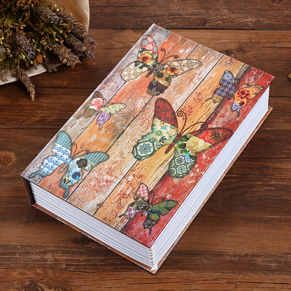 Hidden Book Safe Storage Box with Key Lock – Diversion Book Piggy Bank for Money Jewelry Secret Valuables Home Decor