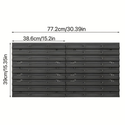 Tool Organizer Set – Multi-Functional Wrench, Screwdriver, Drill Bit & Hammer Storage Rack | Garage Tool Organizer Wall Mount for 39/69 Piece Tool Sets | Workshop Tool Holder Gift for Men & DIY Enthusiasts