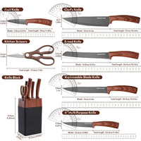 Knife 7 pieces/set