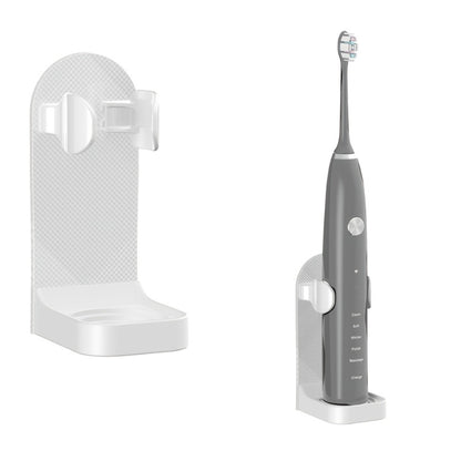 Wall Mounted Toothbrush Holder with Automatic Toothpaste Dispenser - 3 Cups Bathroom Organizer, Space-Saving Toothbrush Cup Holder for Family, Black & Gray