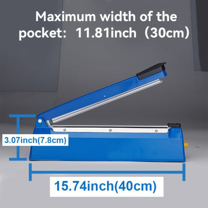 Impulse Heat Sealer 8" & 12" | Adjustable Temperature Poly Bag Sealing Machine for Plastic, Mylar, PE & PP Bags – Portable Manual Heat Sealer for Home, Restaurant, Retail & Food Storage