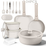 24-Piece Detachable White Set