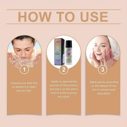 BB Cream Barrier Cream Set 4pcs Tri-Color Long-Lasting Moisturizing Light Texture Natural Finish Anti-Smudge Glycerin Formula for Daily Makeup Travel Gift Women All Skin Types