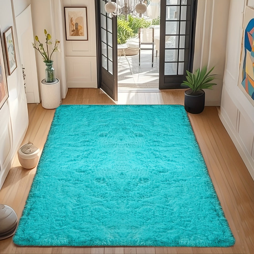 Fluffy Area Rug Large Soft Shag Carpet for Living Room Bedroom – Non-Slip Ultra Thick Plush Floor Mat, Multiple Sizes & Colors, Home Decor