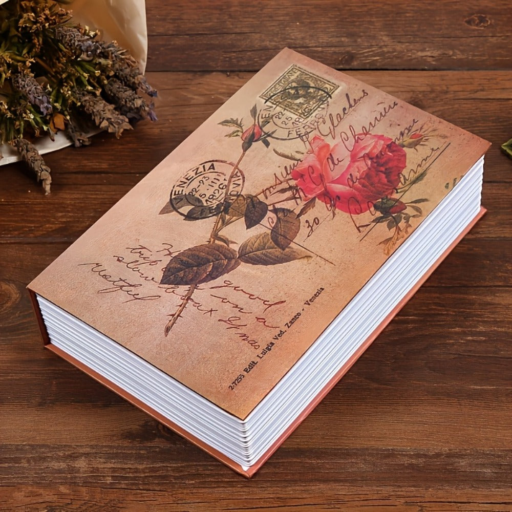 Hidden Book Safe Storage Box with Key Lock – Diversion Book Piggy Bank for Money Jewelry Secret Valuables Home Decor