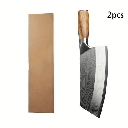 Damascus Chef Knife Set – Sharp Stainless Steel Kitchen Knife with Damascus Pattern Blade for Chopping Vegetables, Meat & Fruit, Professional Home Cook Gift Set 1pc 2pcs 3pcs