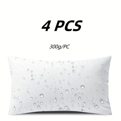 Pillow Inserts Square Indoor Outdoor Decorative Cushion Filling - Woven Fabric 200g+ Stuffing for Throw Pillows Couch Sofa Patio, White, Pack of 2 or 4, Multiple Sizes 12x20 16x16 18x18 20x20 22x22