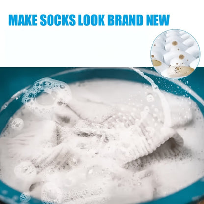 Sock Cleaning Tablets Deep Penetration Odor Neutralization Sweat Stain Remover 12 Tablets No Scrubbing Laundry Soaking Effervescent