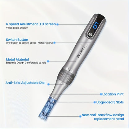 Dr. Pen M8S Microneedling Pen with 25Pcs Nano Cartridges