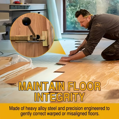 Hardwood Flooring Jack & Positioning Tool for Installing & Straightening Hardwood Floors – Professional Floor Installation Tool for Tongue & Groove, Laminate & Engineered Wood Flooring