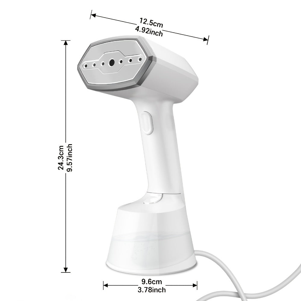 Handheld Garment Steamer for Clothes – Portable Travel Steamer, 15s Fast Heat-Up, 9.47oz Large Water Tank, Wrinkle Remover for Home Office Travel