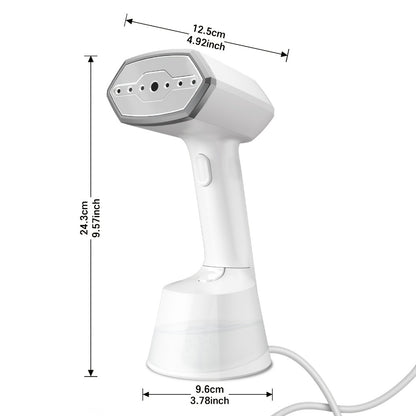 Handheld Garment Steamer for Clothes – Portable Travel Steamer, 15s Fast Heat-Up, 9.47oz Large Water Tank, Wrinkle Remover for Home Office Travel